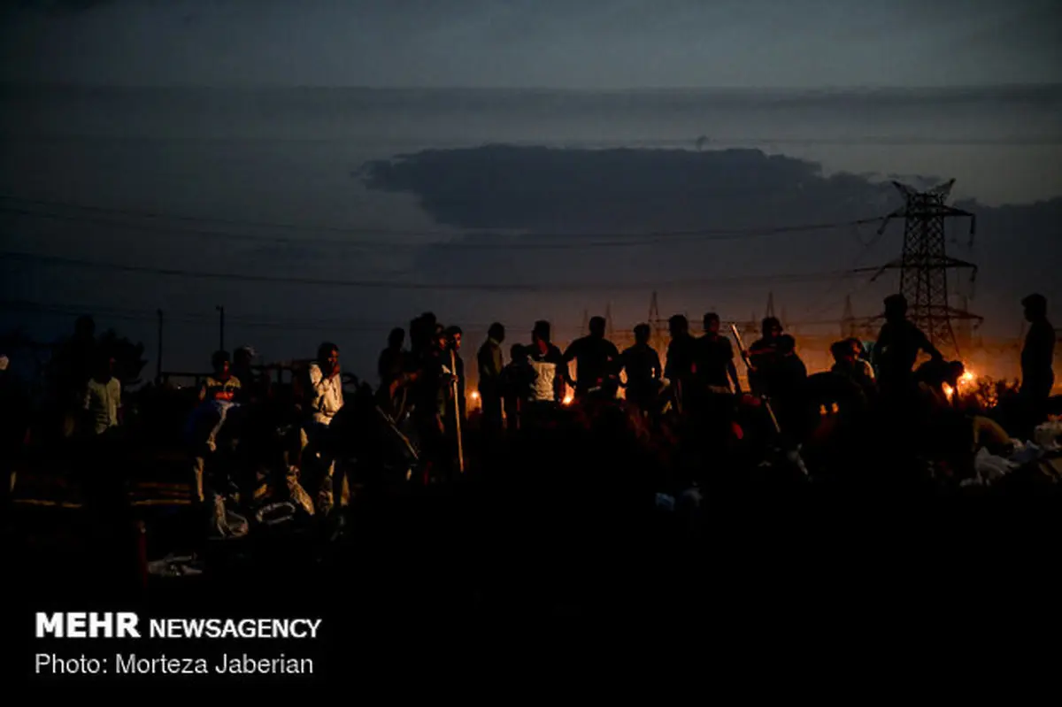 سردار سلامی شبانه در عین ۲ اهواز حضور یافت
