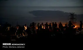 سردار سلامی شبانه در عین ۲ اهواز حضور یافت