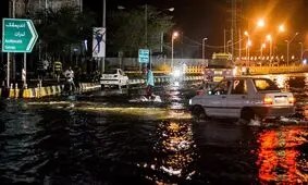 سیل‌بند منطقه گلبهار اهواز شکست