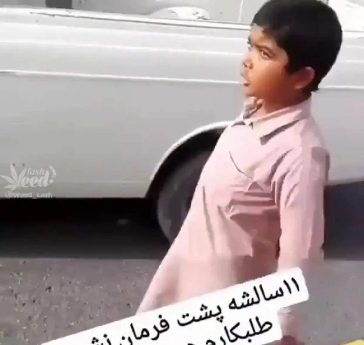 یازده سالشه نشسته پشت فرمون گرفتنش