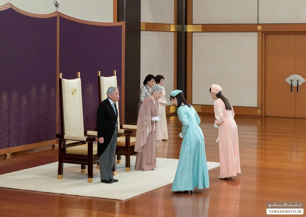 تصاویر دیدنی از مراسم سالگرد ازدواج امپراتور ژاپن و همسرش
