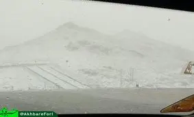 پیست سخوید یزد سفید پوش شد+عکس