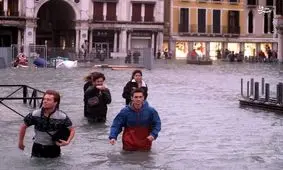 تصاویری از سیل مهیب در امارات