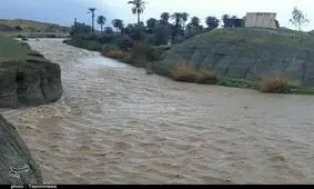 طغیان رودخانه‌های جیرفت به روایت تصویر