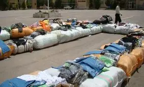 کشف پوشاک قاچاق در یزد