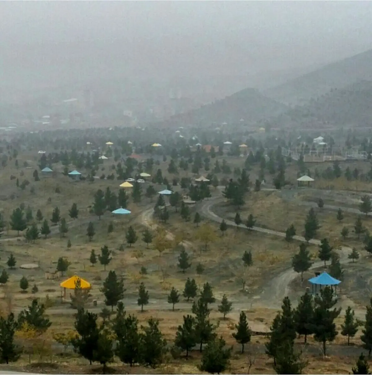 تردد در 3 بوستان مشهد محدود شد