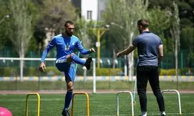 چشمی همچنان دور از تمرین گروهی