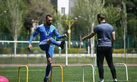 چشمی همچنان دور از تمرین گروهی