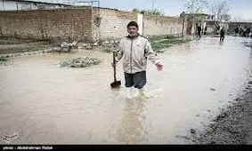 سیل در نهاوند به ۳۵۰۰ واحد مسکونی خسارت وارد کرد