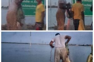 مردمانی که از آب گل آلود ماهی می‌گیرند