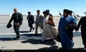 بازدید هوایی آیت‌الله موسوی‌جزایری از مناطق سیل‌زده خوزستان