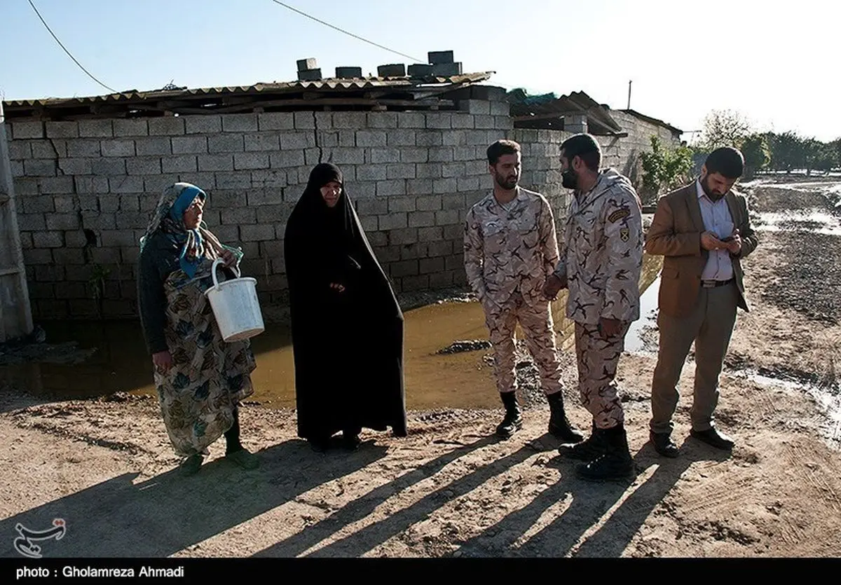 صدای پای زندگی در آق‌قلا شنیده می‌شود؛ جهادگران اصفهانی در سیل گلستان نمره عالی گرفتند