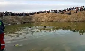 مرگ کودک کنگاوری بر اثر سقوط در گودال آب
