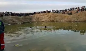 مرگ کودک کنگاوری بر اثر سقوط در گودال آب
