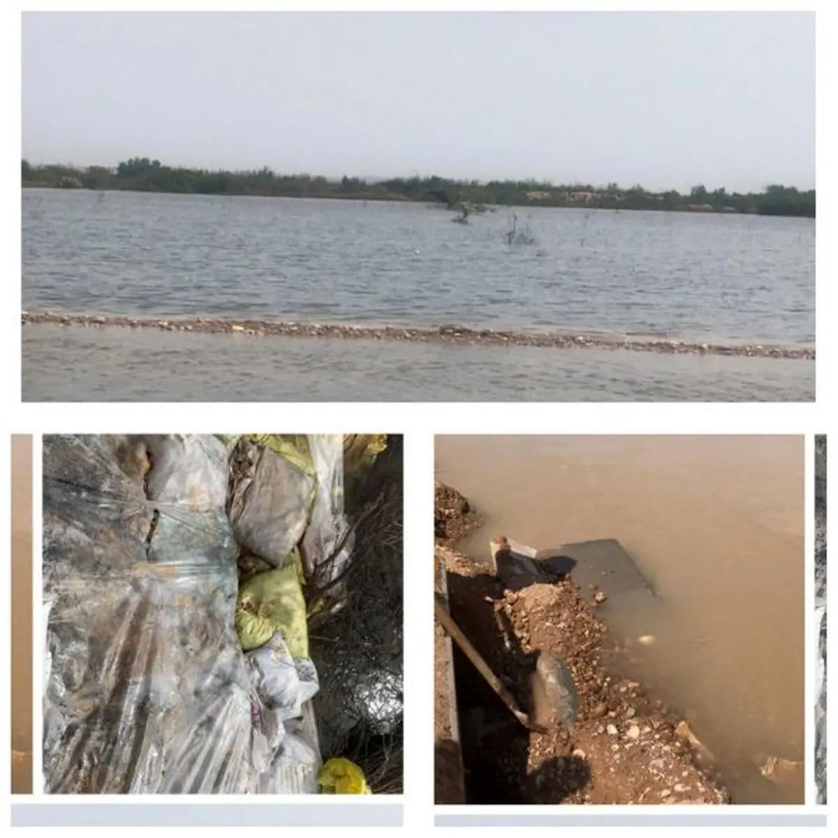 90 درصد زمین‌های کشاورزی بستان زیر آب رفتند/ علت نبود شهردار در این شهر