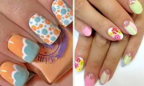 مدل‌های جذاب و شیک از طرح ناخن بهاری