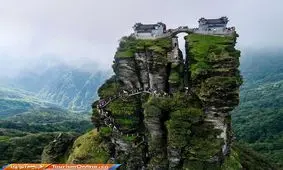 فانجینگ؛برای رسیدن به این مقصد زیبا باید ۸ هزار پله را طی کنید + تصاویر