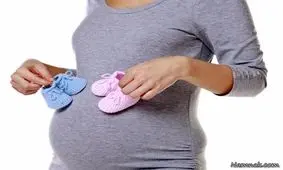 علائم بارداری پسر روی شکم زن حامله