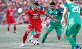 نیمه اول دیدار ذوب‌آهن - پرسپولیس برنده نداشت