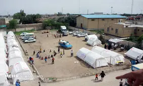 ۶۵۰ نفر از روستاییان سیل زده شادگان اسکان یافتند