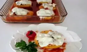 طرز تهیه دلمه سیب زمینی