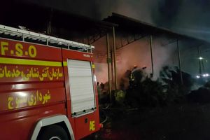 آتش سوزی گسترده گاوداری ۳هزار راسی در یاسوج+تصویر