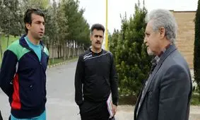 حضور تابش در تمرین تیم جوانان