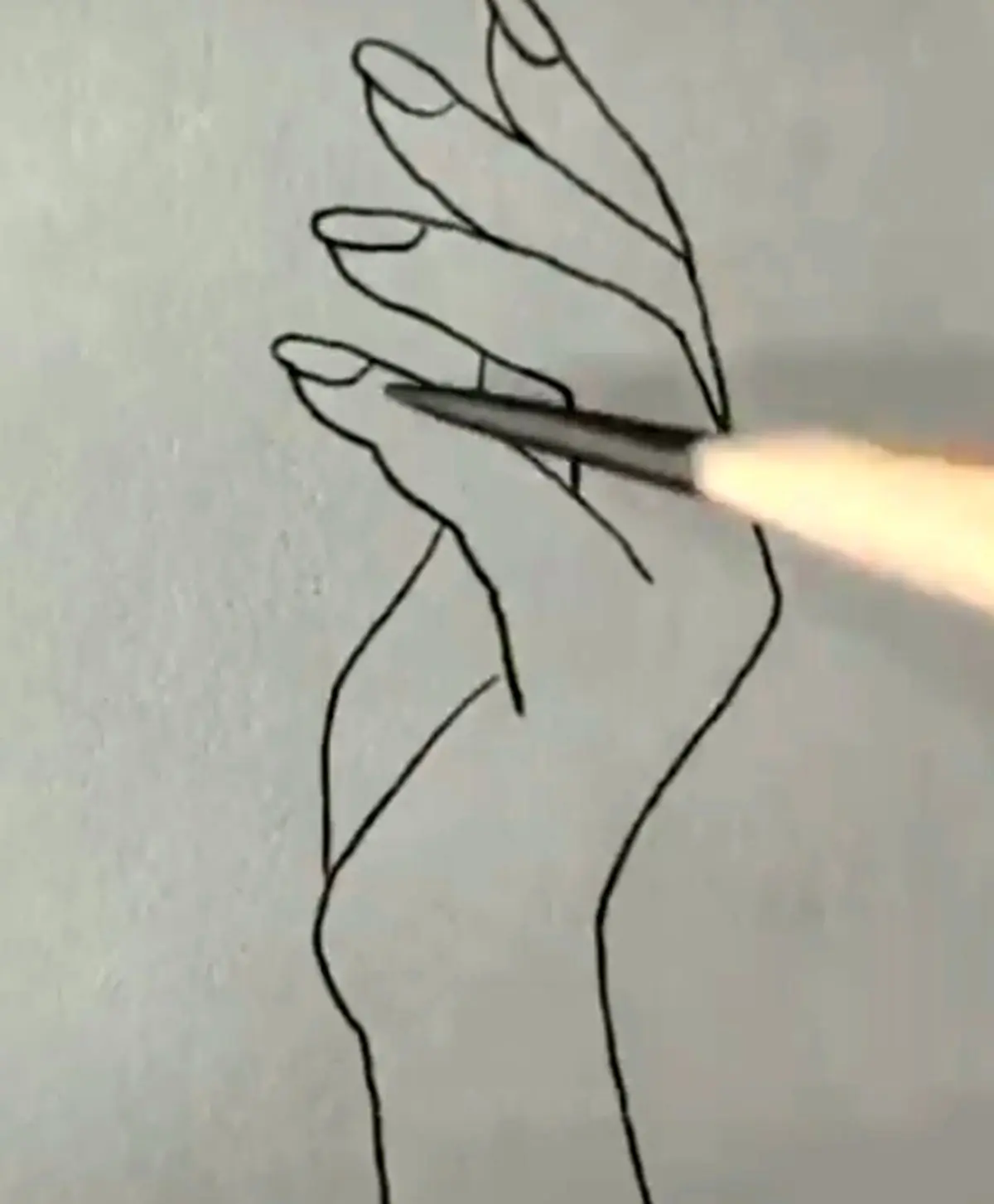 ترفند کشیدن دست