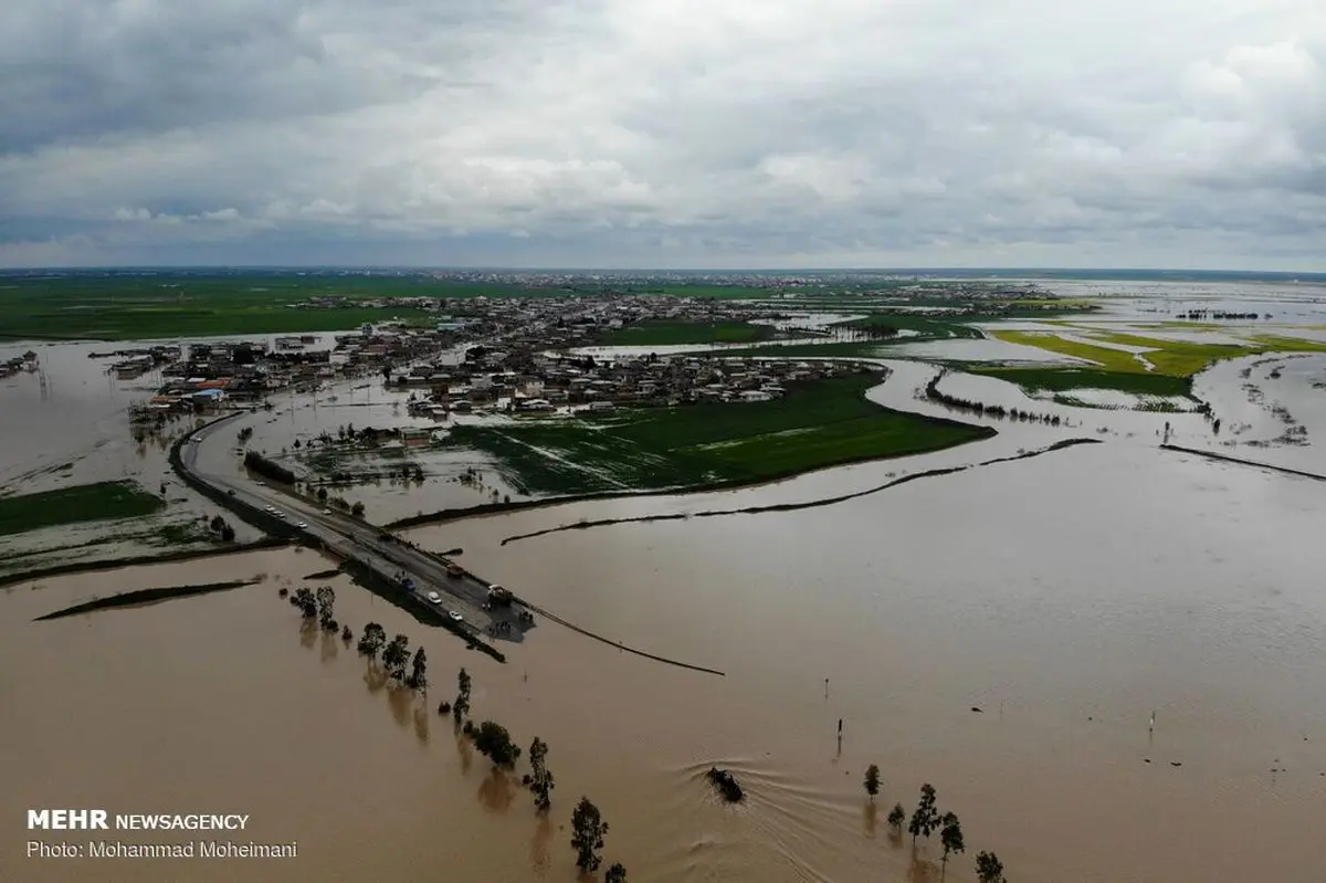 شکافتن جاده گرگان – آق قلا باعث سرعت تخلیه گرگانرود شد