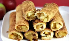 روش تهیه پای سیب رولی ساده و خوشمزه