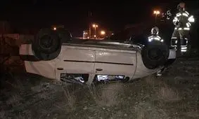 واژگونی خودرو در سبزوار سه مجروح داشت