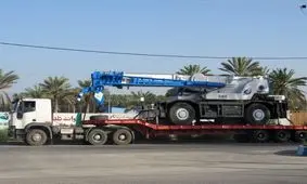 جرثقيل 40 ميلياردي درجهرم توقيف شد