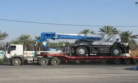 جرثقيل 40 ميلياردي درجهرم توقيف شد