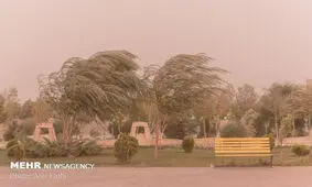 گرد و غبار چهارمحال و بختیاری را فرا گرفت