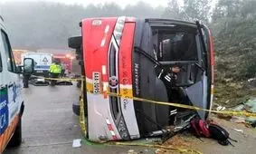 ۲۹ کشته و زخمی در برخورد اتوبوس زامبیایی با کامیون