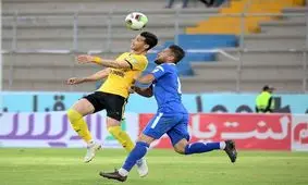 تساوی نفت مسجدسلیمان و استقلال خوزستان در ۴۵ دقیقه اول