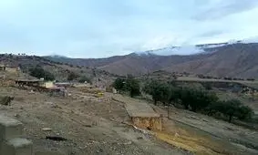 احتمال رانش و ریزش، روستای میراحمد غریبی‌ها را تهدید می‌کند
