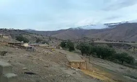 احتمال رانش و ریزش، روستای میراحمد غریبی‌ها را تهدید می‌کند