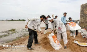امداد رسانی به ۸ روستا سیل زده دزفول
