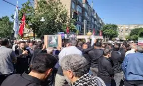 مراسم تشییع پیکر شهید موسوی در شهرری آغاز شد/ ویدئو