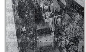 تصادفی هولناک با کشته و زخمی شدن افراد با ورود وانت به صف اتوبوس در تهران