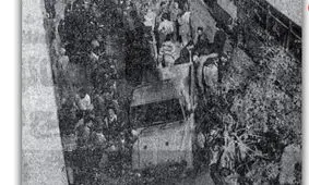 تصادفی هولناک با کشته و زخمی شدن افراد با ورود وانت به صف اتوبوس در تهران