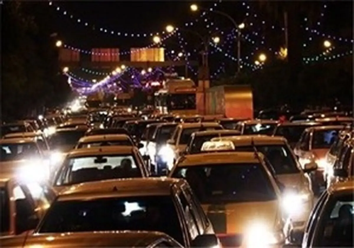 پیش بینی ترافیک سنگین معابر شهر تهران در شب نیمه شعبان