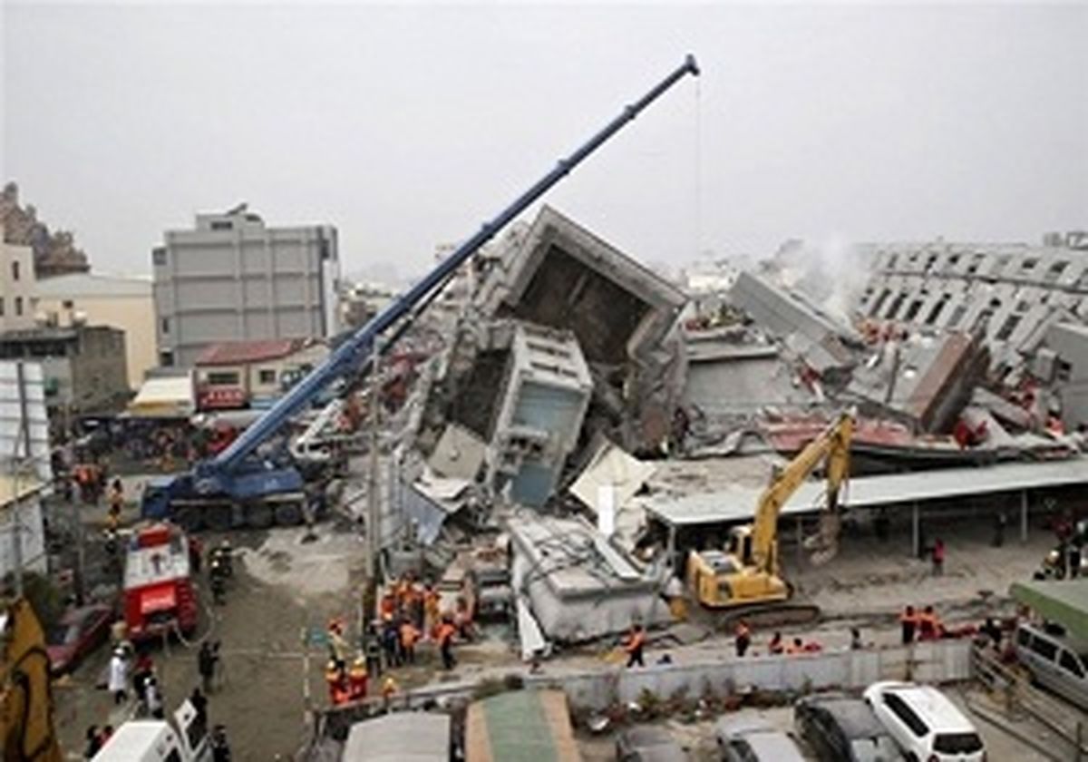 لحظه وحشتناک وقوع زمین لرزه در تایوان +فیلم