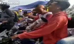 اگزوز عجیب موتور سیکلت!