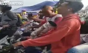 اگزوز عجیب موتور سیکلت!