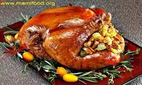 یک روش جالب برای پخت مرغ شکم پر+فیلم