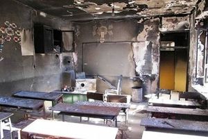 آتش سوزی مدرسه محمودآباد تلفات جانی نداشت