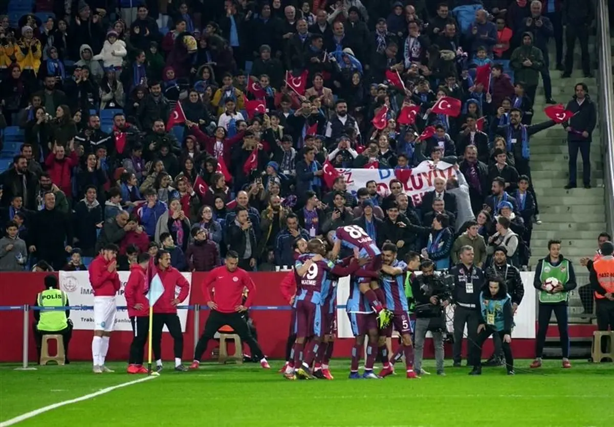 پیروزی خانگی ترابزون اسپور در حضور حسینی و امیری