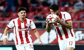 انصاری‌فرد در فهرست بهترین گلزنان المپیاکوس در یک دهه اخیر